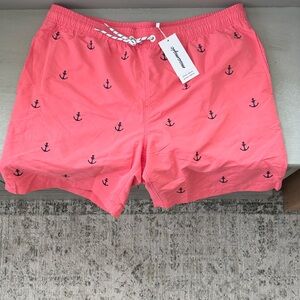 Maamgic XXL Men's Pink Anchor Swim Shorts